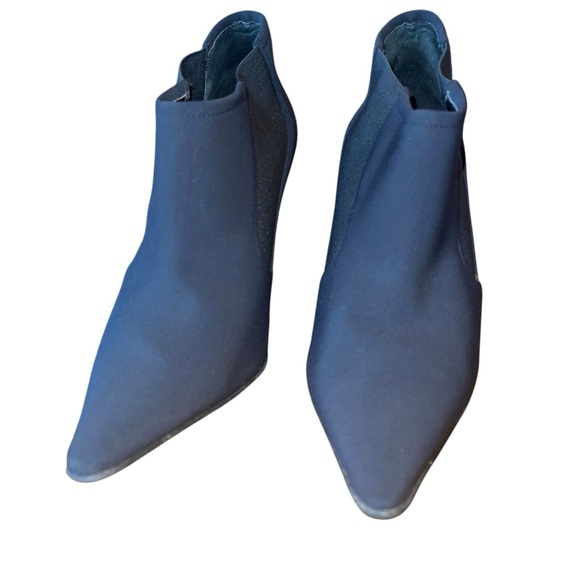 BCB Girls Women’s Ankle Boot Pointed Toe 4” Kitten Heel Black Ankle Bootie 8 1/2 - Picture 2 of 8